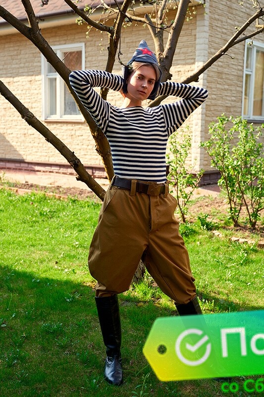 Гимнастерка солдатская взрослая «В сборе»  