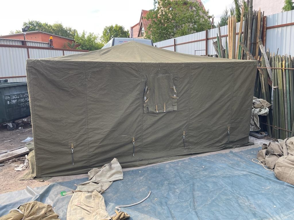 Армейская брезентовая палатка «Гарнизон-12»
