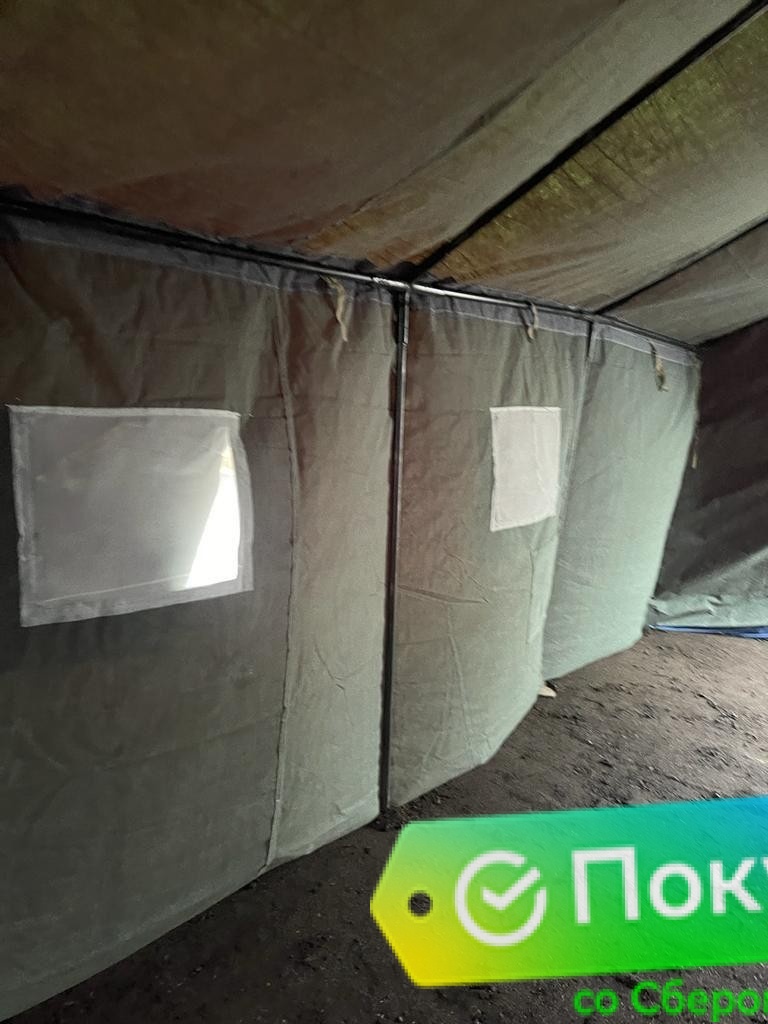 Палатка Гарнизон 30 (М-30) брезентовая двухслойная брезентовая