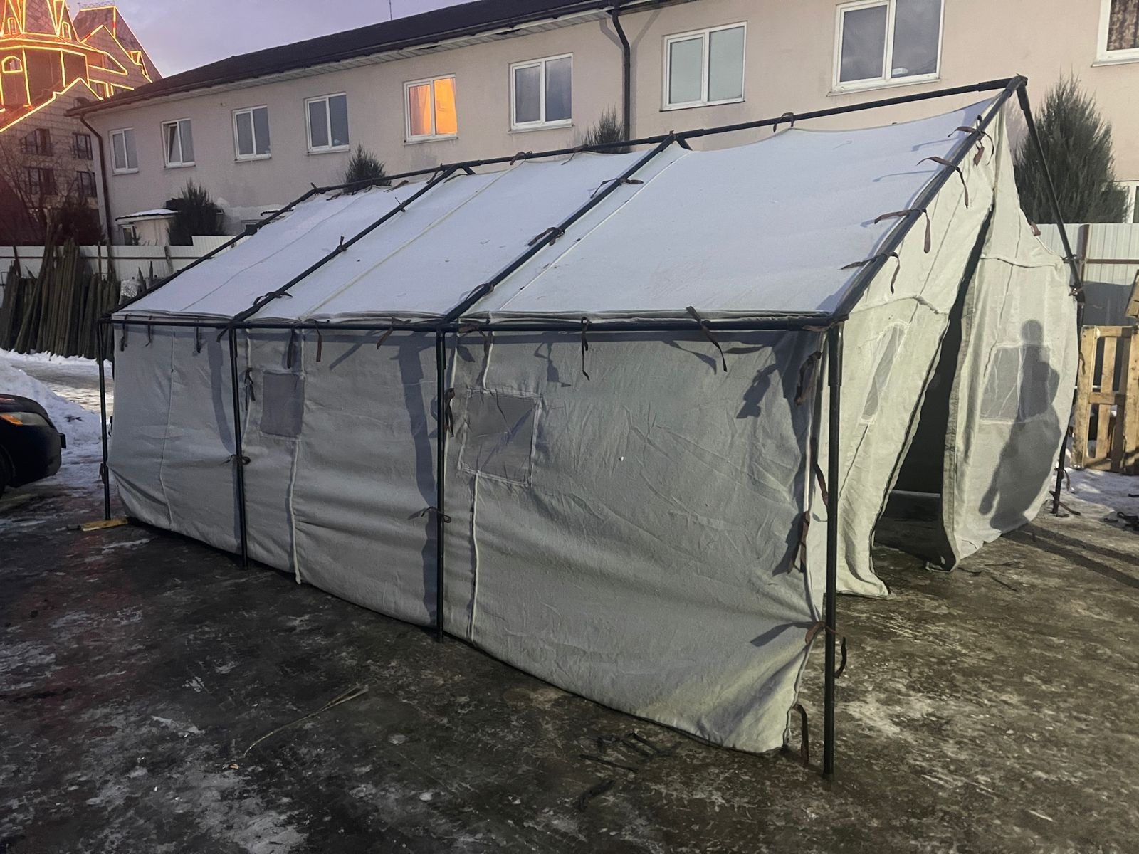 Палатка Гарнизон 20 (М-10) двухслойная брезентовая