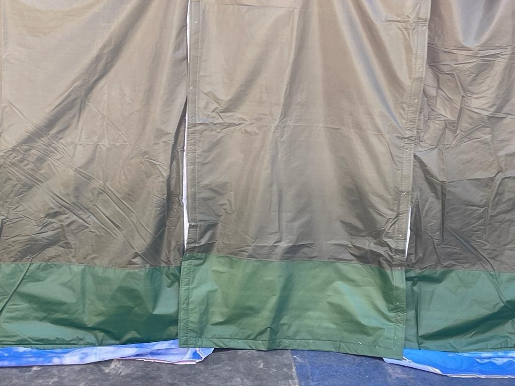 Палатка Каркасная утепленная зеленого цвета 5х6